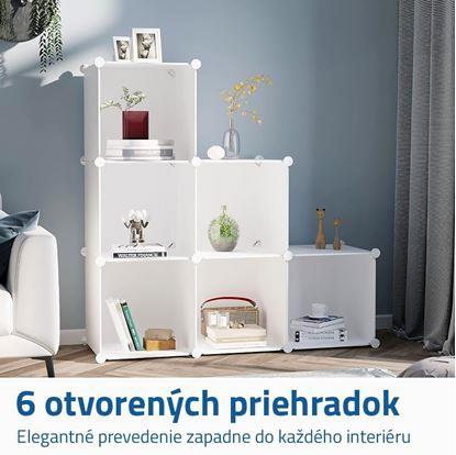 Obrázok Modulárny policový regál 6 boxov