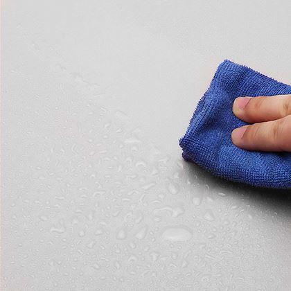 Obrázok z Prémiová koženková podložka pod myš a klávesnicu 80x40 cm -  svetlo sivá