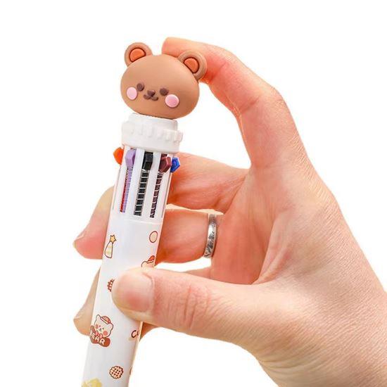 Obrázok z Viacfarebné pero - medvedík