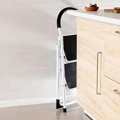 Obrázok z Skladacie kovové schodíky 2 stupne 83 cm