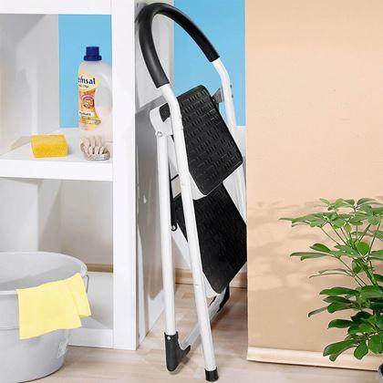 Obrázok z Skladacie kovové schodíky 2 stupne 83 cm