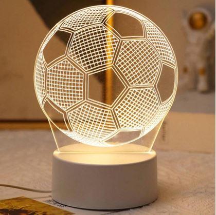 Obrázok z 3D lampička - futbalová lopta