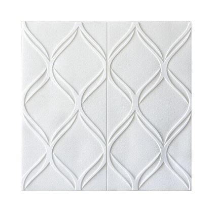 Obrázok z 3D tapeta ornament - biely