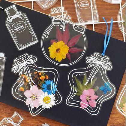 Obrázok z DIY herbár - samolepky na sušené kvety