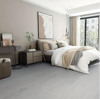 Obrázok z Samolepiaca fólia na podlahu 200x60 cm -  sivé drevo