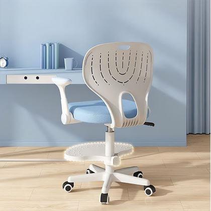 Obrázok z Detská rastúca otočná stolička k písaciemu stolu -  svetlomodrá