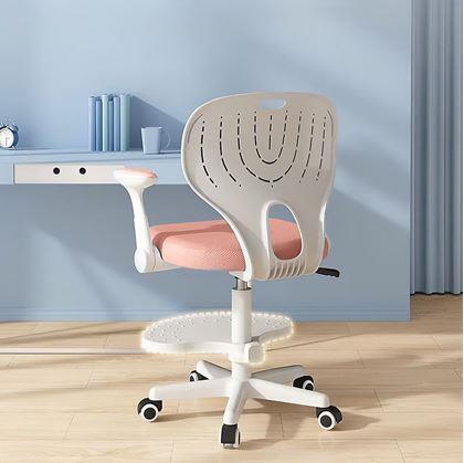 Obrázok z Detská rastúca otočná stolička k písaciemu stolu -  svetloružová