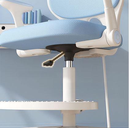 Obrázok z Detská rastúca otočná stolička k písaciemu stolu -  svetlomodrá