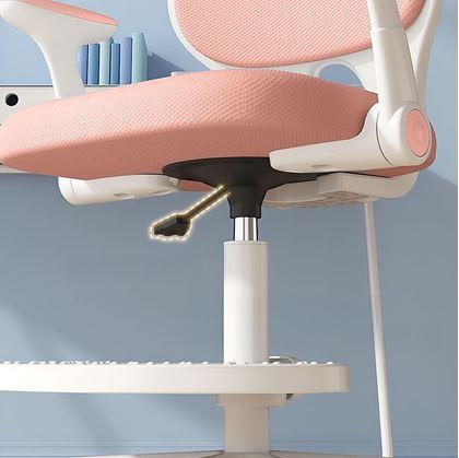 Obrázok z Detská rastúca otočná stolička k písaciemu stolu -  svetloružová