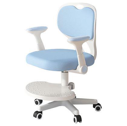 Obrázok z Detská rastúca otočná stolička k písaciemu stolu -  svetlomodrá