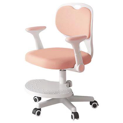 Obrázok z Detská rastúca otočná stolička k písaciemu stolu -  svetloružová