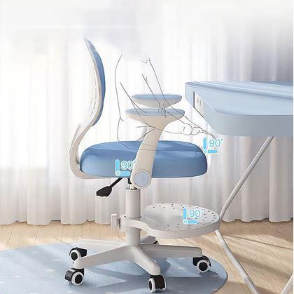 Obrázok z Detská rastúca otočná stolička k písaciemu stolu -  svetlomodrá