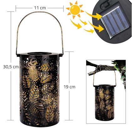 Obrázok z Solárna záhradná tieniaca LED lampa