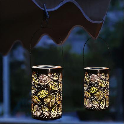 Obrázok z Solárna záhradná tieniaca LED lampa