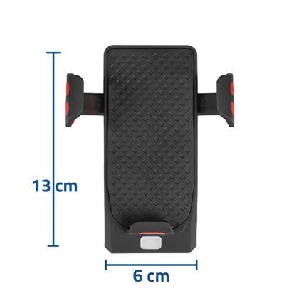 Obrázok z 4v1: LED svetlo, 4000 mAh powerbanka, zvonček a držiak mobilu na bicykel