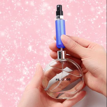 Obrázok z Plniteľný rozprašovač na parfum  -  modrý