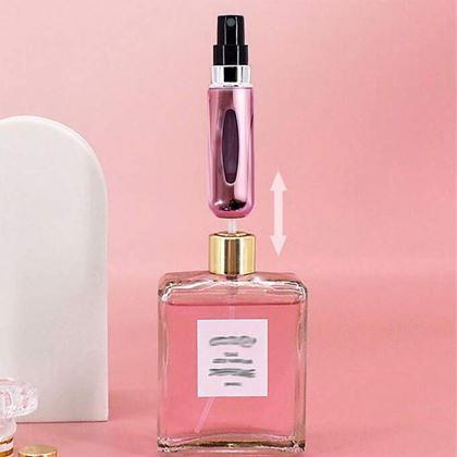 Obrázok z Plniteľný rozprašovač na parfum  -  ružový