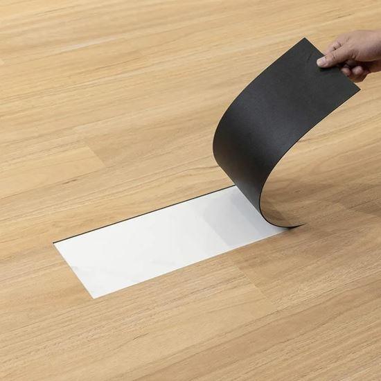 Obrázok z PVC samolepiaca drevená podlaha  -  jaseň svetlý