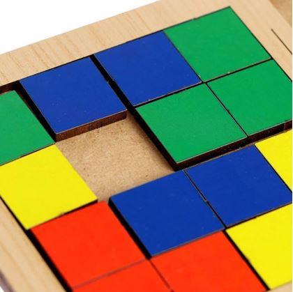 Obrázok z Drevená hra tangram pre dvoch