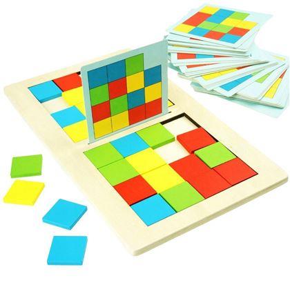 Obrázok z Drevená hra tangram pre dvoch