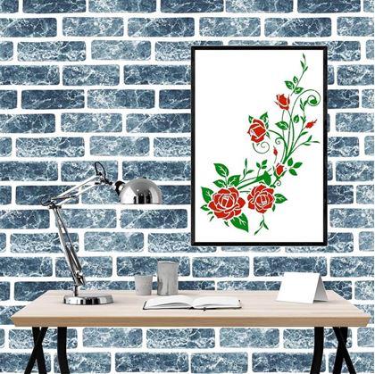 Obrázok z Šablóny na stenu 4 ks - tehly