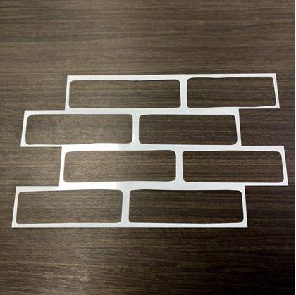 Obrázok z Šablóny na stenu 4 ks - tehly