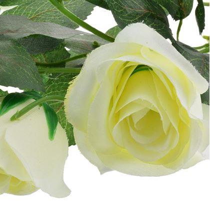 Obrázok z Umelá previsnutá kvetina 90 cm -  biela