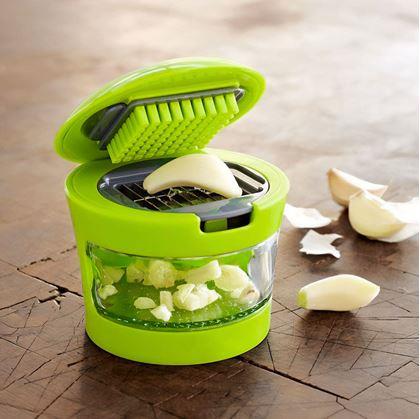 Obrázok z Ručný krájač na cesnak + 2 nadstavce