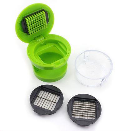 Obrázok z Ručný krájač na cesnak + 2 nadstavce