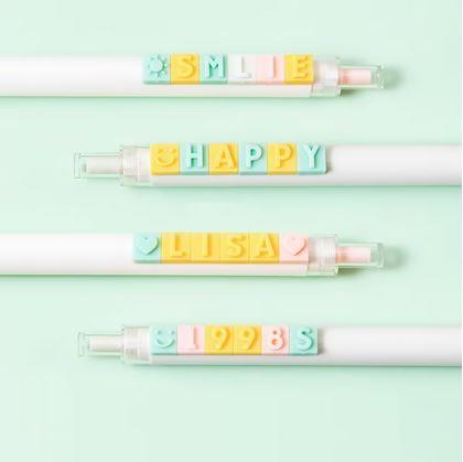 Obrázok z 2 ks DIY pier s vlastným odkazom