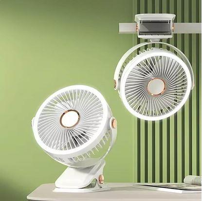 Obrázok Prenosný stolový ventilátor s klipom