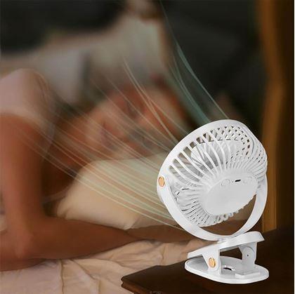 Obrázok z Prenosný stolový ventilátor s klipom