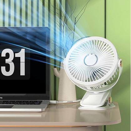 Obrázok z Prenosný stolový ventilátor s klipom
