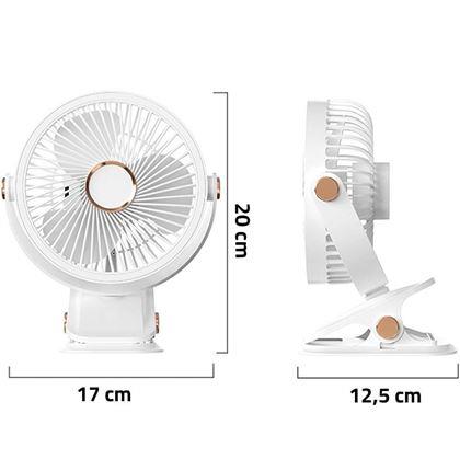 Obrázok z Prenosný stolový ventilátor s klipom