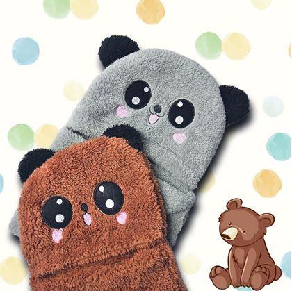 Obrázok z Čiapka s nákrčníkom medvedík s ušami -  hnedá