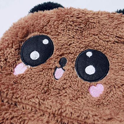 Obrázok z Čiapka s nákrčníkom medvedík s ušami -  hnedá