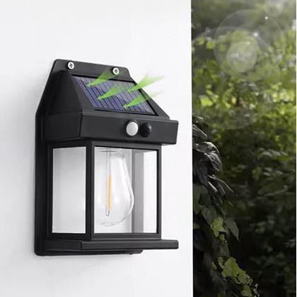 Obrázok z Nástenná solárna lampa so senzorom