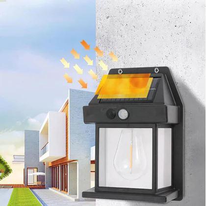 Obrázok z Nástenná solárna lampa so senzorom