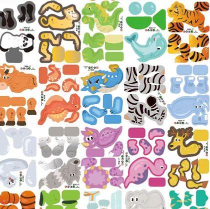 Obrázok z 3D puzzle zvieratká