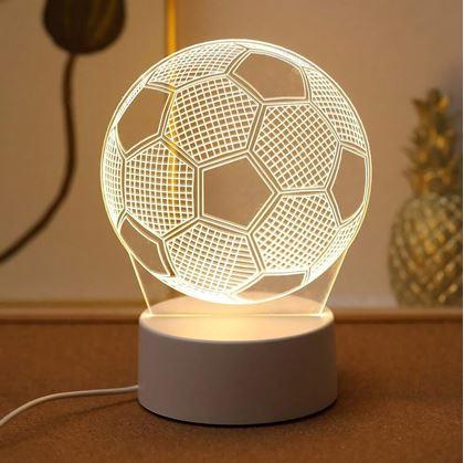 Obrázok z 3D lampička - futbalová lopta