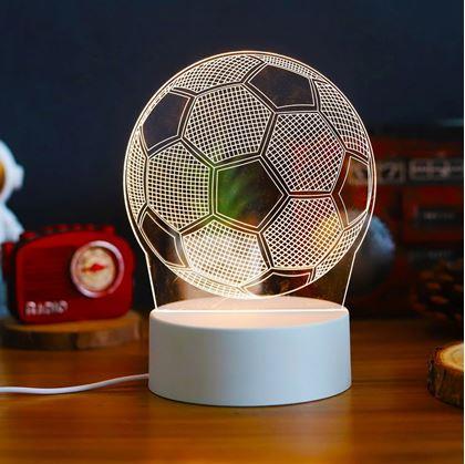 Obrázok z 3D lampička - futbalová lopta