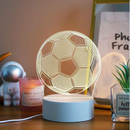 Obrázok z 3D lampička - futbalová lopta