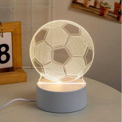 Obrázok z 3D lampička - futbalová lopta