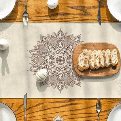Obrázok z Behúň na stôl 180 cm - mandala