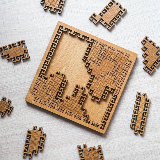 Obrázok z Drevené puzzle labyrint