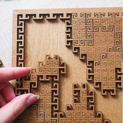 Obrázok Drevené puzzle labyrint