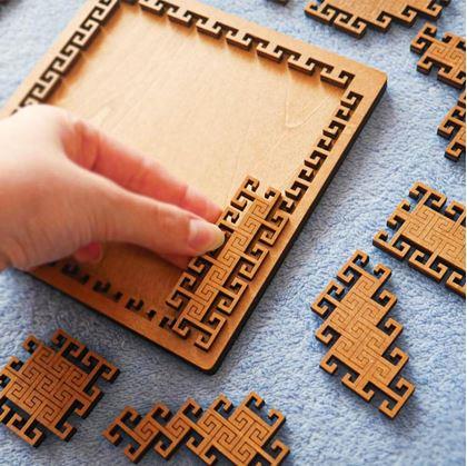 Obrázok z Drevené puzzle labyrint