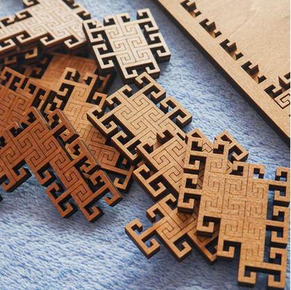 Obrázok z Drevené puzzle labyrint