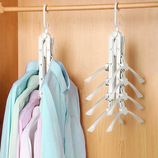 Obrázok z Multifunkčný úsporný vešiak do skrine s 8 ramienkami