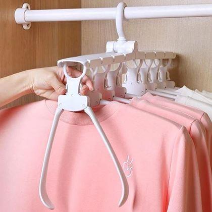 Obrázok z Multifunkčný úsporný vešiak do skrine s 8 ramienkami